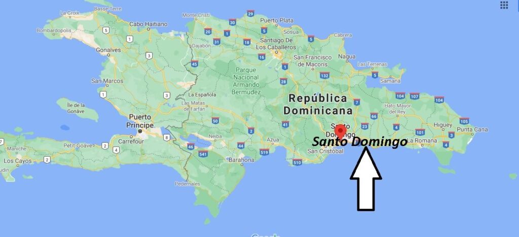 ¿Dónde está Santo Domingo