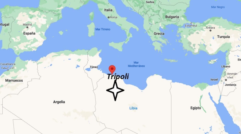 ¿Dónde está Trípoli