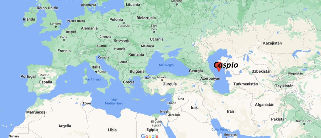 ¿Dónde está el mar Caspio