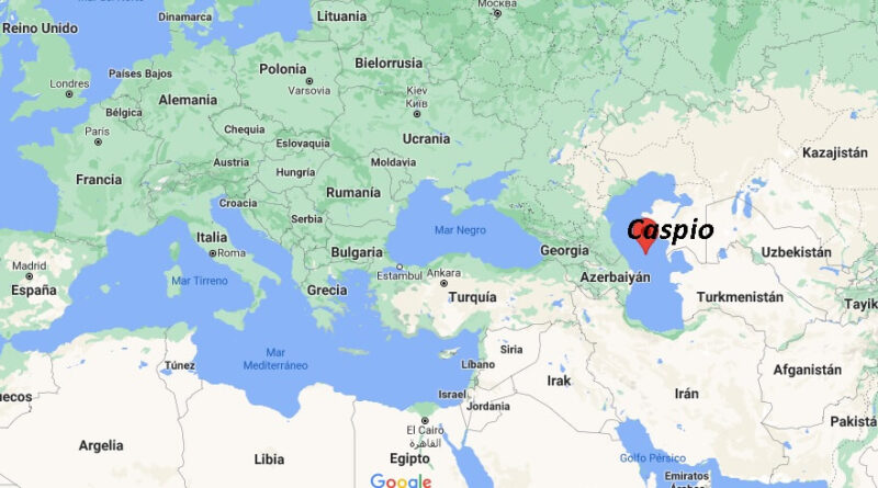 ¿Dónde está el mar Caspio
