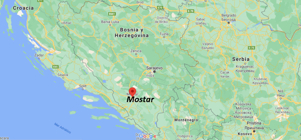 ¿Dónde está el puente de Mostar