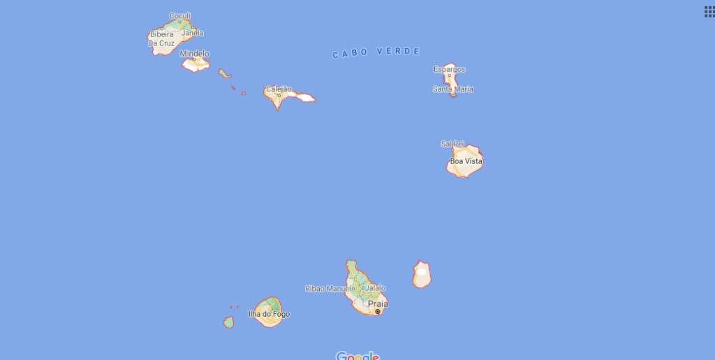 ¿Dónde está situado Cabo Verde