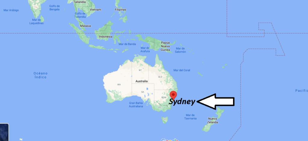 ¿Dónde está situado Sydney