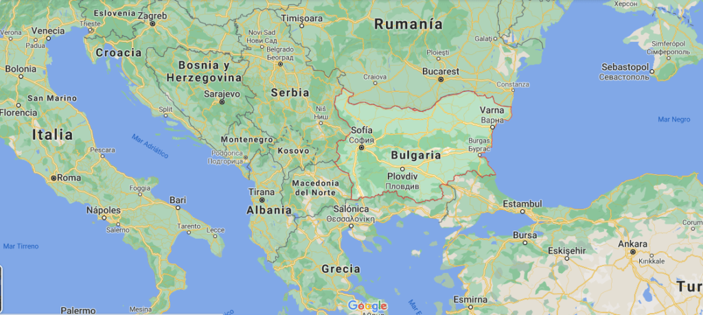¿Dónde está ubicada Bulgaria