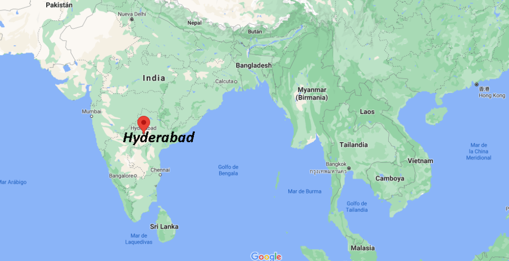 ¿Dónde está ubicada la ciudad de Hyderabad