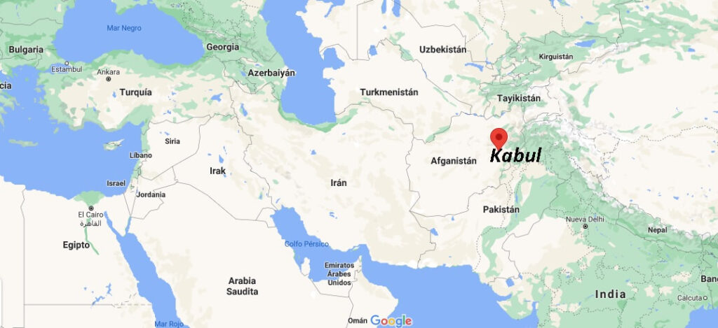 ¿Dónde está ubicada la ciudad de Kabul