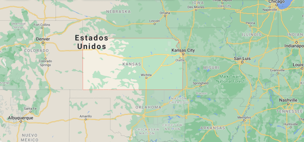 ¿Dónde está ubicada la ciudad de Kansas