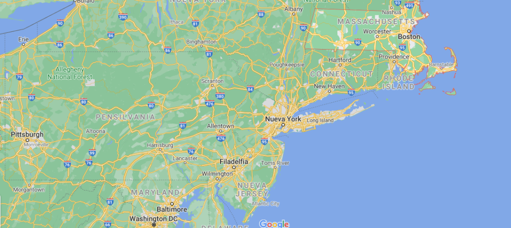 ¿Dónde está ubicada la ciudad de Massachusetts
