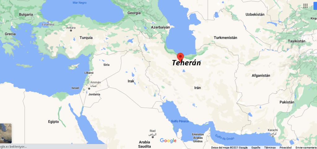 ¿Dónde está ubicada la ciudad de Teheran