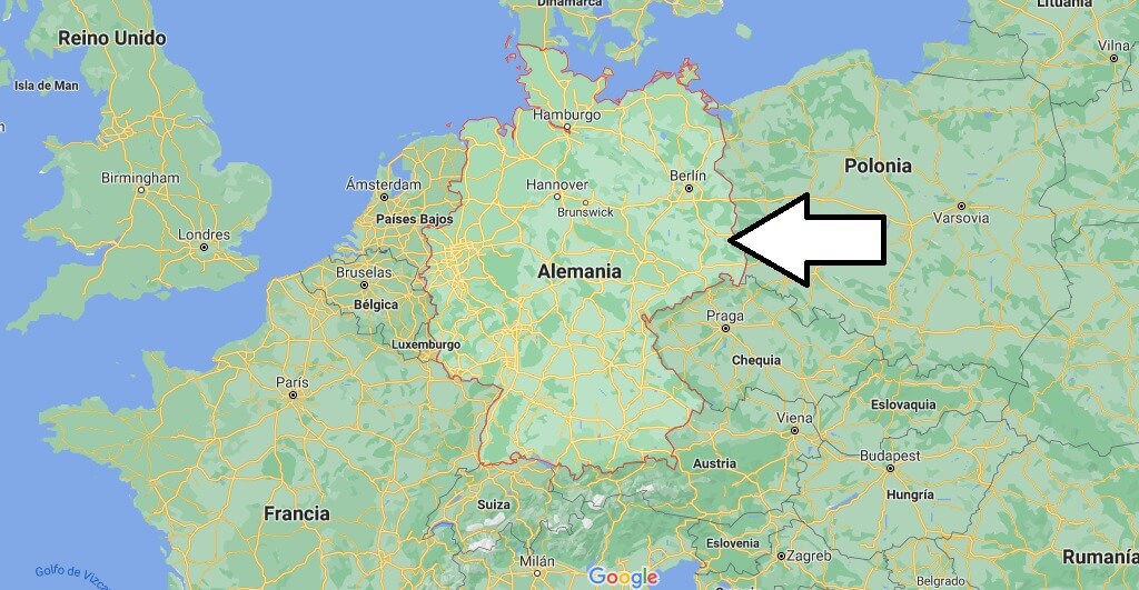 ¿Dónde está ubicado Alemania en el mapamundi