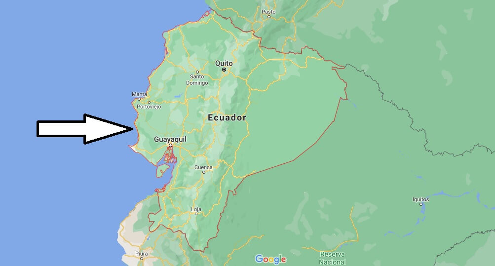 ¿Dónde está ubicado el Ecuador con respecto al continente americano