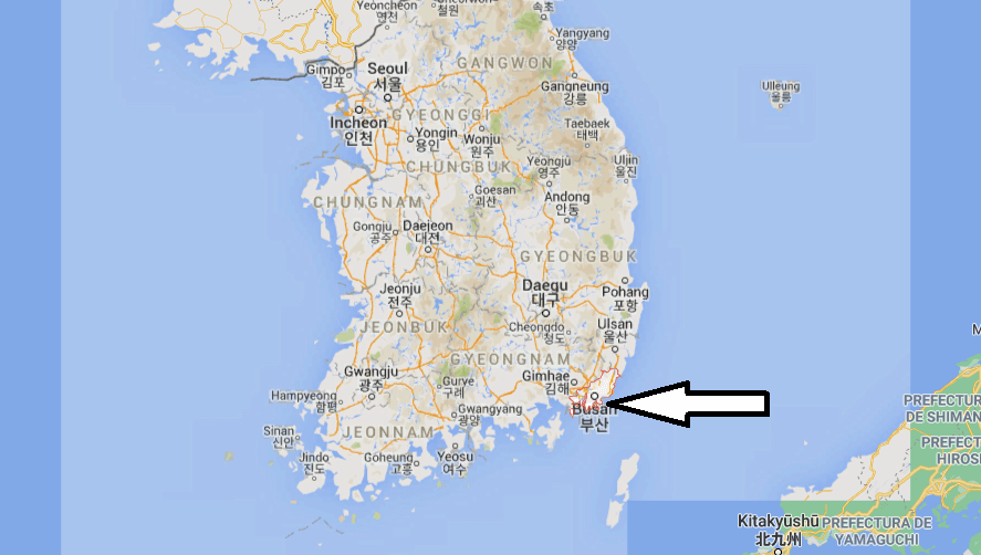 ¿Dónde está ubicado el puerto de Busan