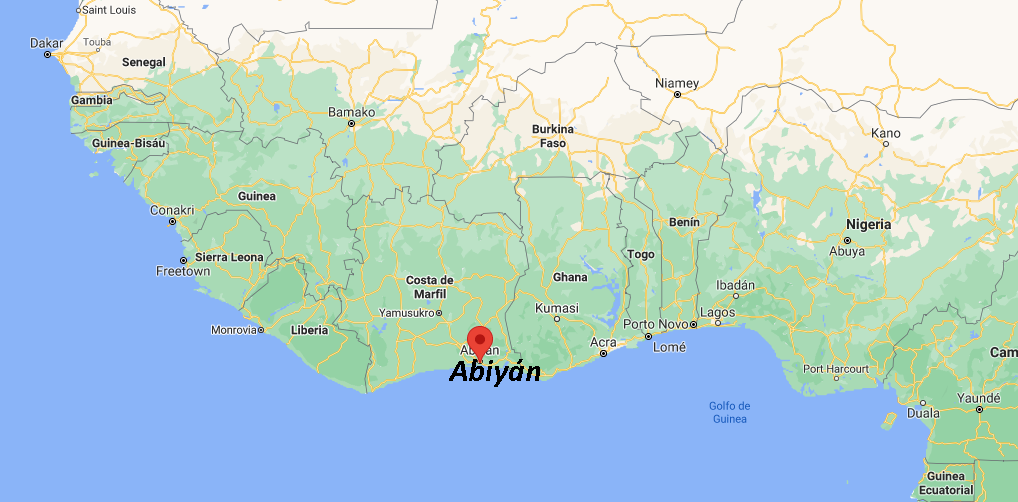 ¿Dónde queda Abiyán