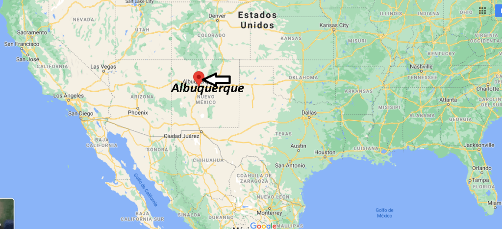 ¿Dónde queda Albuquerque
