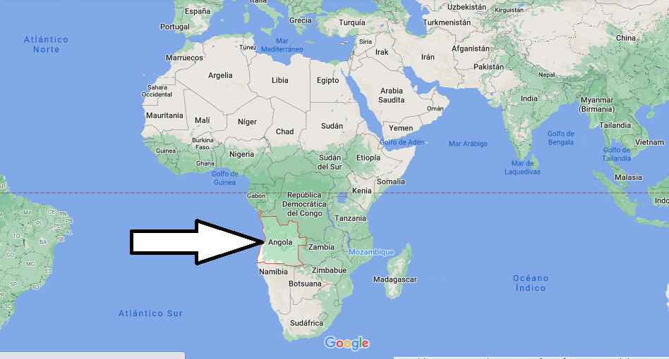 ¿Dónde queda Angola