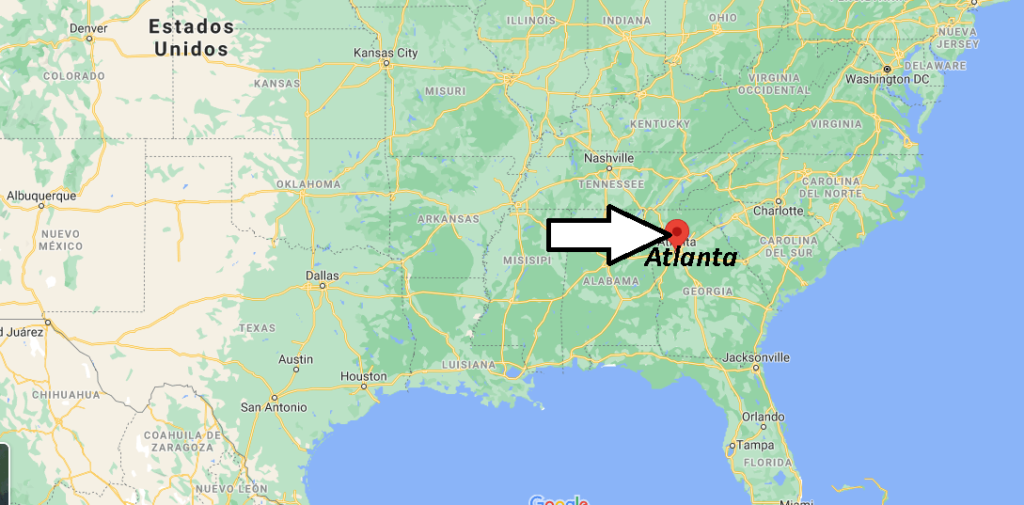 ¿Dónde queda Atlanta