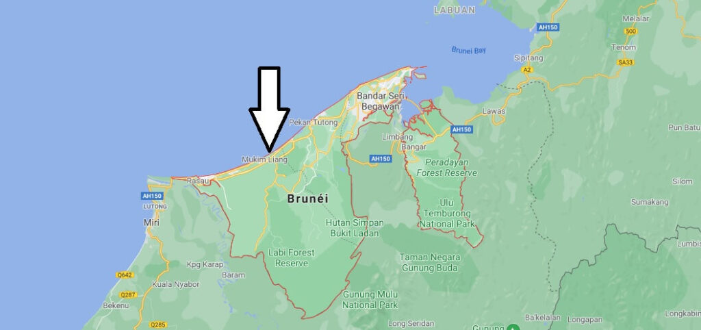 ¿Dónde queda Brunéi