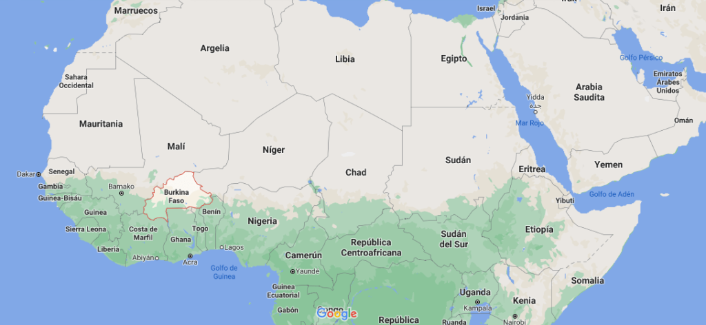 ¿Dónde queda Burkina Faso