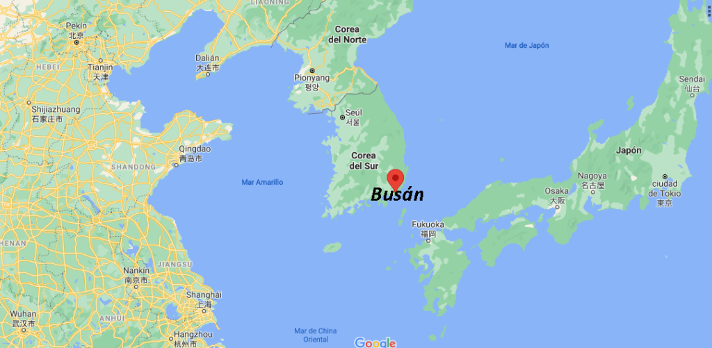 ¿Dónde queda Busán