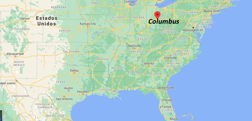 ¿Dónde queda Columbus, Ohio