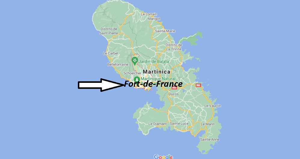¿Dónde queda Fort-de-France