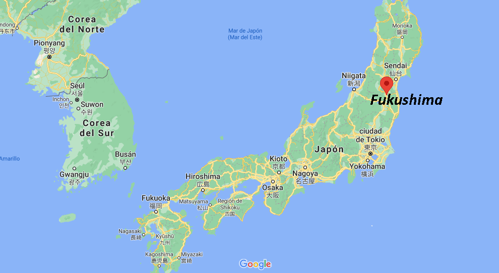 ¿Dónde queda Fukushima