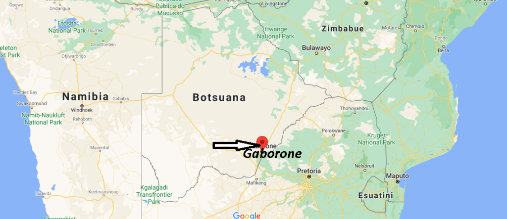 ¿Dónde queda Gaborone
