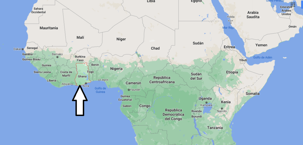 ¿Dónde queda Ghana