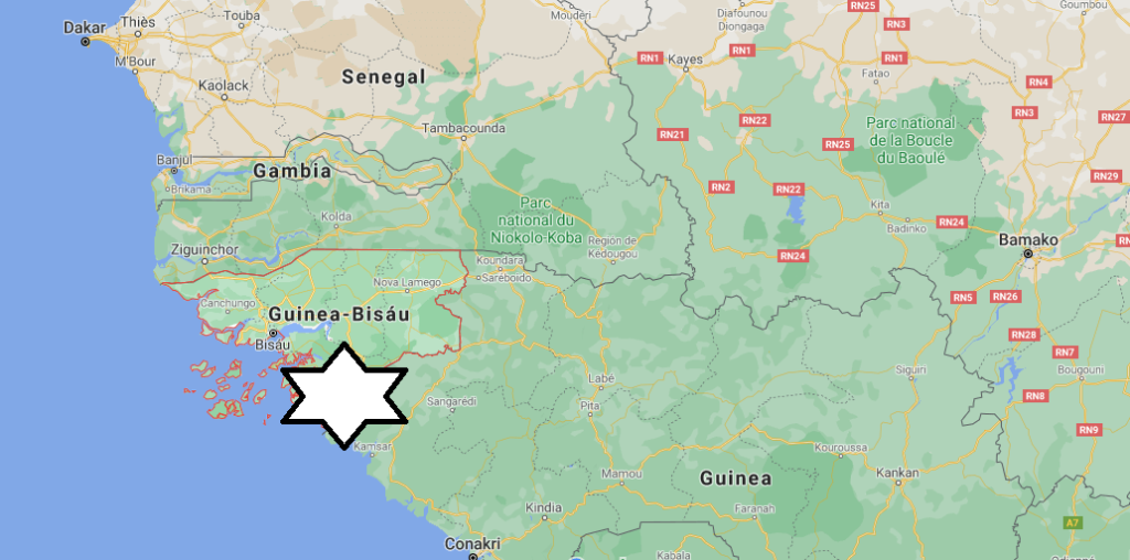 ¿Dónde queda Guinea Bissau