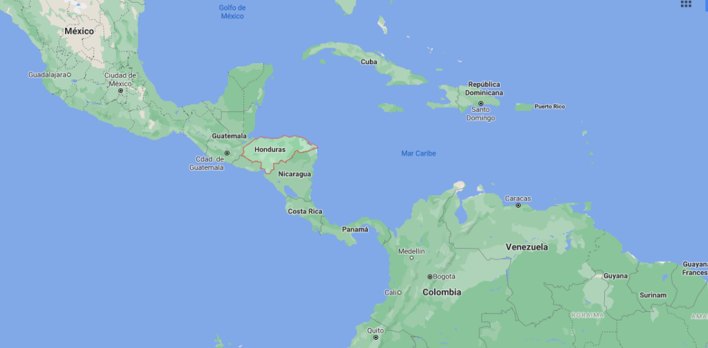 ¿Dónde queda Honduras