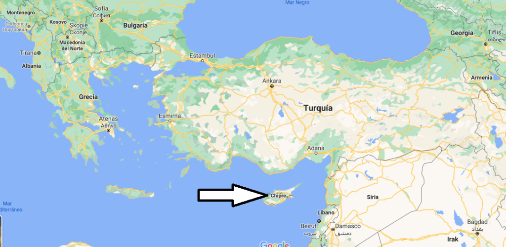 ¿Dónde queda La isla de Chipre
