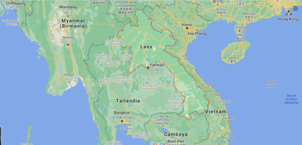 ¿Dónde queda Laos en qué país