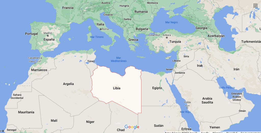 ¿Dónde queda Libia