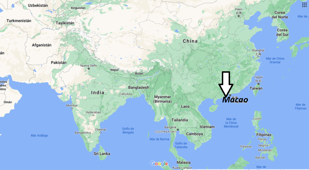 ¿Dónde queda Macao