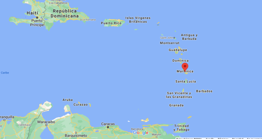 ¿Dónde queda Martinica