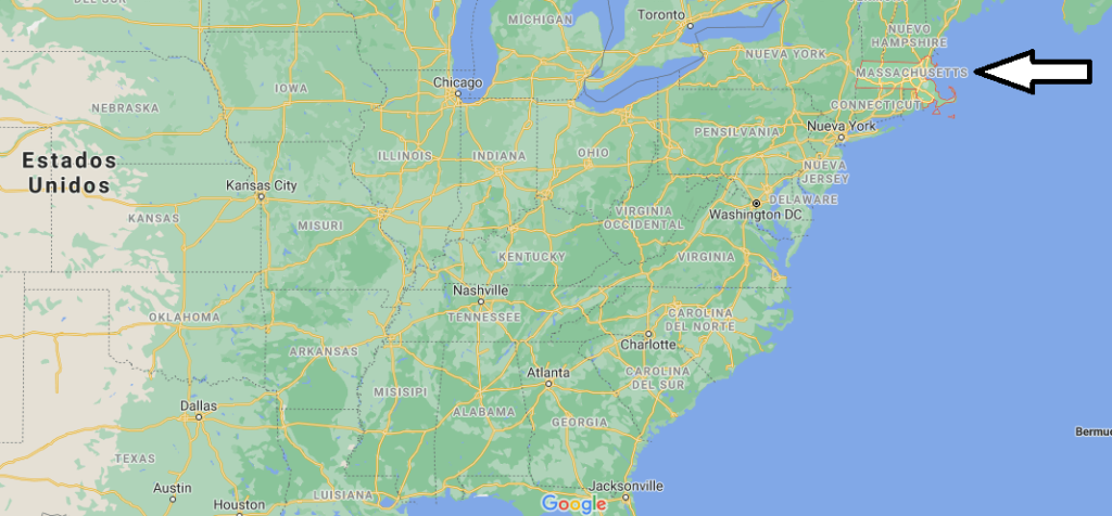 ¿Dónde queda Massachusetts