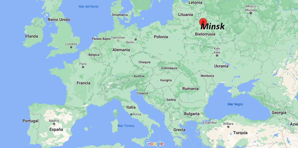 ¿Dónde queda Minsk