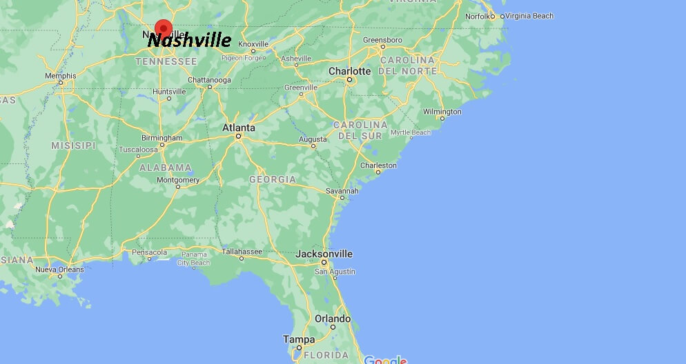 ¿Dónde queda Nashville