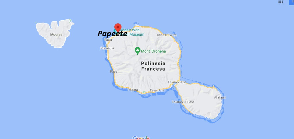 ¿Dónde queda Papeete