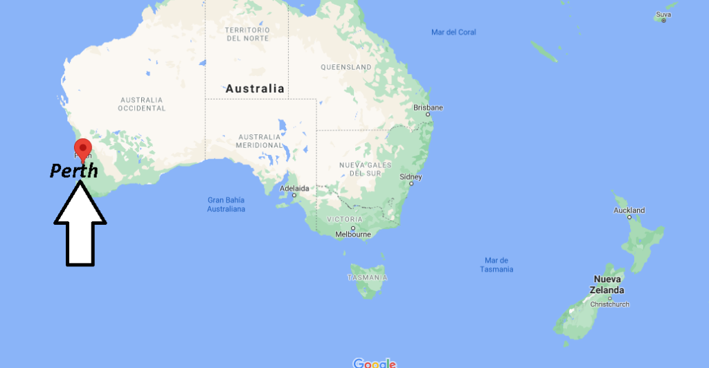 ¿Dónde queda Perth continente