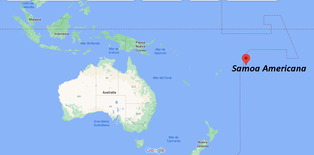 ¿Dónde queda Samoa Americana