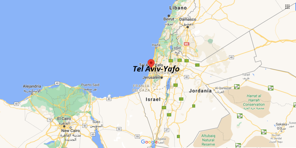 ¿Dónde queda Tel Aviv-Yafo