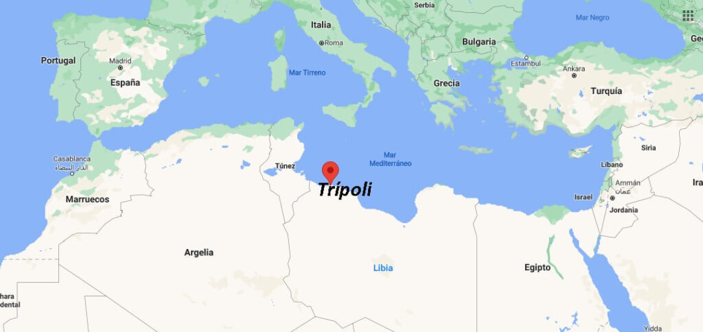 ¿Dónde queda Trípoli