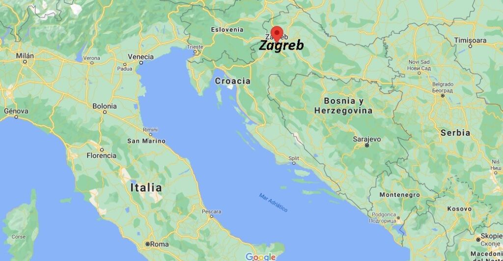 ¿Dónde queda Zagreb