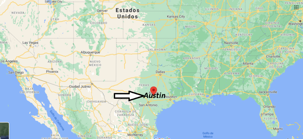 ¿Dónde queda el estado de Austin