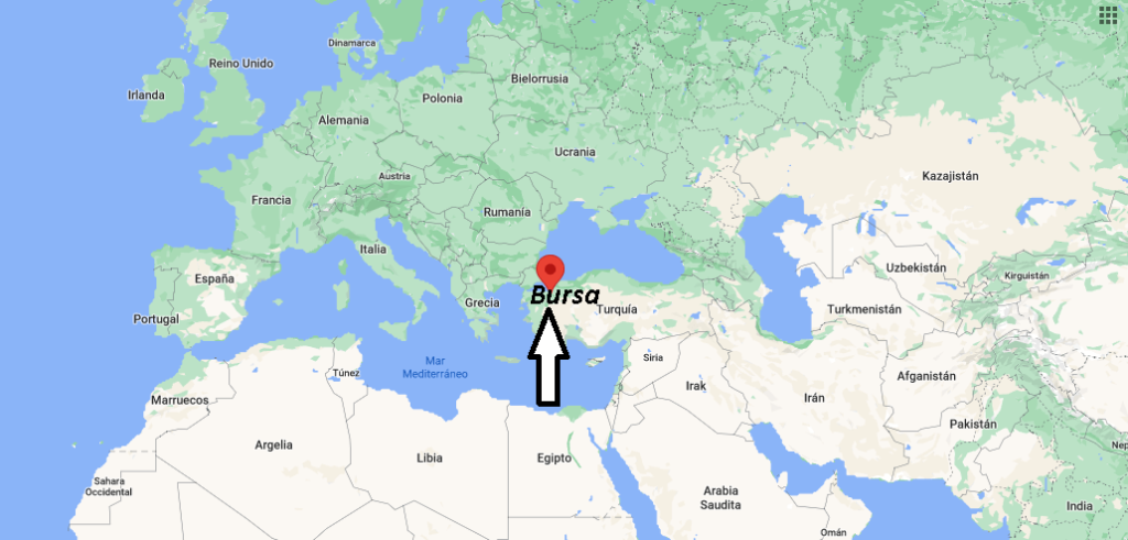 ¿Dónde queda la ciudad de Bursa
