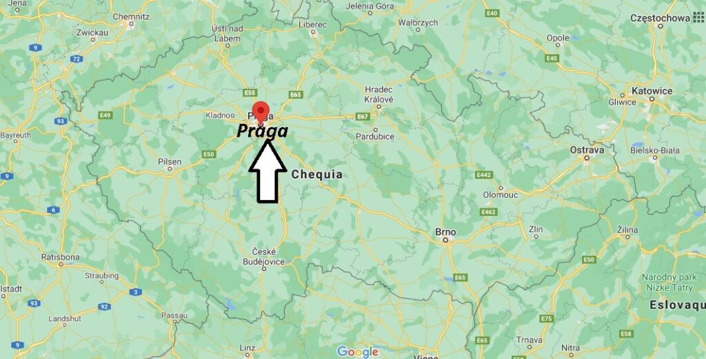 ¿Dónde se encuentra Praga en qué país