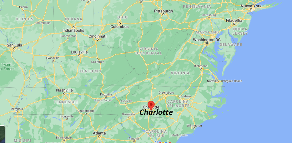 ¿Dónde se encuentra el estado de Charlotte