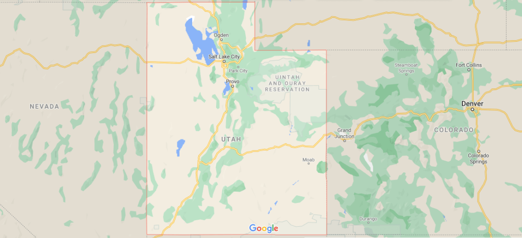 ¿Dónde se encuentra el estado de Utah
