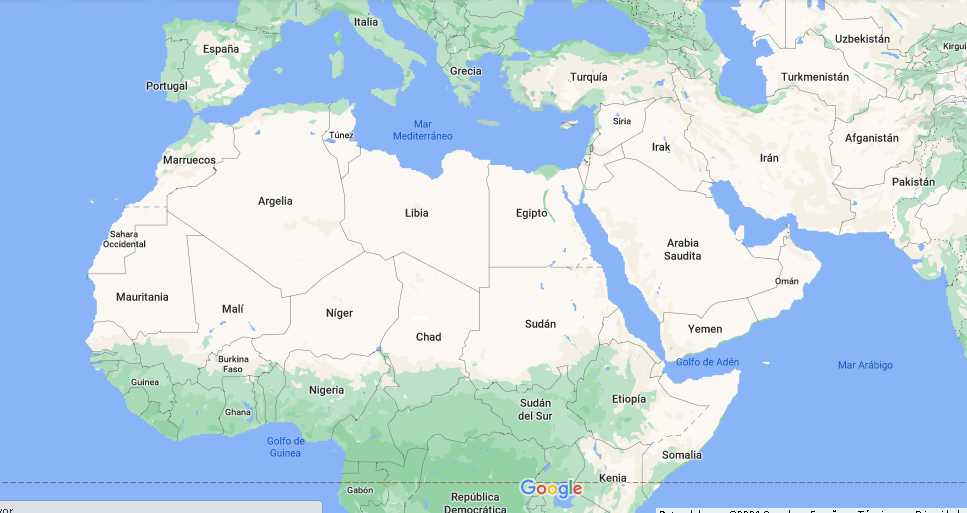 ¿Dónde se encuentra el norte de África